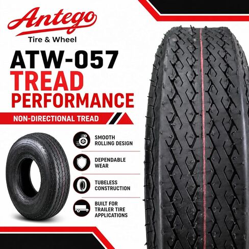 Set of 2 Antego ATW-057 6 ply 480-8 4.80-8 Load Range C Tires Only in Kuwait