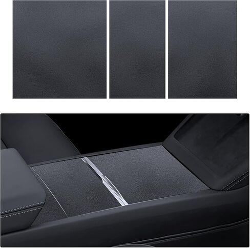 2025 2026 Tesla Model Y Juniper & Model 3 Highland Center Console Wrap Kit – PET Galaxy Style Interior Protective Trim Accessories - Pet and Family Friendly Protector Mats 3PCS in Saudi Arabia