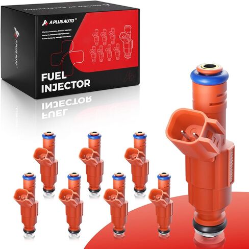 Fuel Injectors Set of 10, Compatible with Ford F250 F350 F450 F550 Super Duty 2000-2004, E350 Super Duty 2000-2003, Excursion 2000-2005, E350 Econoline Club Wagon 2000-2002-V10 6.8L Gas in Saudi Arabia