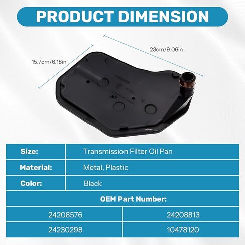 4L60E Automatic Transmission Filter with Gasket Kits for Chevy T-ahoe B-lazer S-ilverado 1500 2500 G-MC S-avana S-ierra Y-ukon C-adillac B-uick, Replaces OE 24208813，24208576 in Kuwait