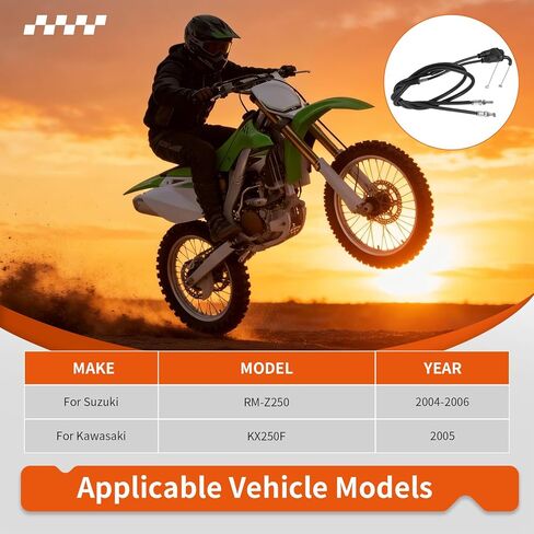 خنق كابل لسوزوكي RM-Z250 2004 2005 2006 K5401-20119 لكاواساكي KX250F 2005 54012-0138 in Kuwait