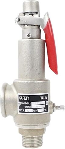 SU10L Stainless Steel Safety Valve Steam Safety Relief Valve Pressure DN15 DN20 DN25 DN32 G 100psi 50psi 1Bar-3Bar Boiler(DN15,2bar) in Saudi Arabia
