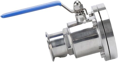 19/25/38/51/76mm Tank Bottom Valve Chuck 50.5/64/77.5/91/106mm 304Stainless Steel Ball Valve(89mm x Ferrule 106) in Saudi Arabia