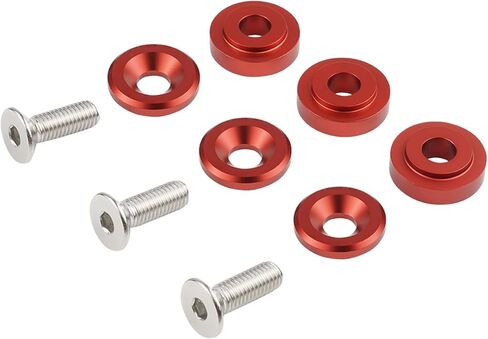 Bevinsee Shifter Base Bushings Compatible with Honda Civic FN2 Type R FD2 Type R 2006-2011 Red in Kuwait