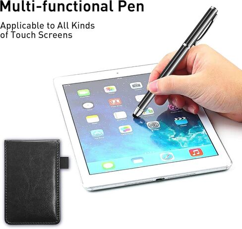 20 Pieces Mini Pocket Notepad Holder Set Pocket Notebook Leather Pocket Note pad Holder 3 x 5 Inch Small Notepad with Pen 16 Pcs Memo Book Refills with 30 Lined Paper Per(Black + Brown) in Saudi Arabia