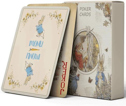 Rural Retro Style Playing Cards, 54 Non Repeating Exquisite Illustrations, Somebunny Stroy Themed Playing Card, Double-Sided Anti Slip Pattern Design. in Saudi Arabia