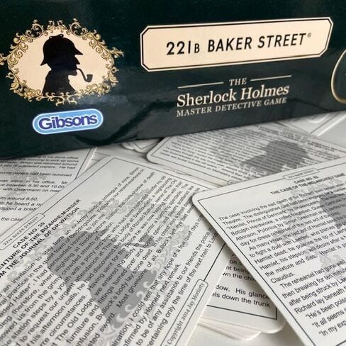 Gibsons 221B Baker Street Mystery Board Game – Solve 75 Sherlock Holmes Crimes. Ages 10+, 2–6 Players. Family & Party Strategy Game Night Fun in Saudi Arabia