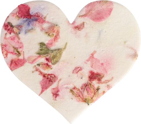 50pcs Large Heart-Shaped Seed Paper – Printed Let Love Grow, Writable & Plantable Wildflower, Mom's Gift for Mother’s Day, Use for Wedding, Heart Party Favors & Easter Decorations in Saudi Arabia