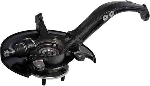 AutoShack Front Loaded Steering Knuckle and Wheel Hub Bearing Assembly - Driver and Passenger Side for Honda, Accord 2003-2007, FWD L4 2.4L V6 3.0L - with ABS in Kuwait