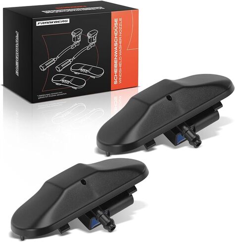A-Premium Front Windshield Washer Nozzle Compatible with Volkswagen Jetta, Passat, Golf, Tiguan, Beetle, Atlas, Touareg, Eos, GTI, e-Golf, Golf Alltrack, Golf R, Golf SportWagen, Jetta City, 2-PC Set in Kuwait