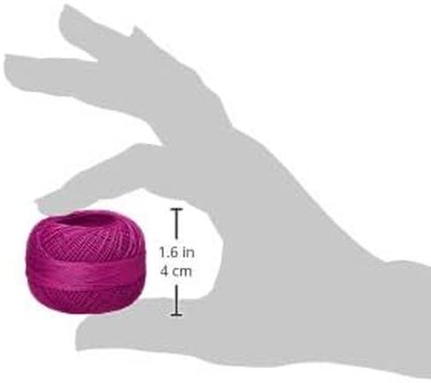 Lizbeth Size 80 HH80618 HH80 Cotton Thread 184 Yds 10G, Magenta Medium in Kuwait