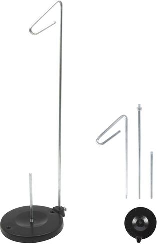 Single Thread Stand Large Spool, Full Metal Stable &Adjustable Thread Stand, Universal Single Cone and Spool for Sewing and Embroidery Machines in Saudi Arabia