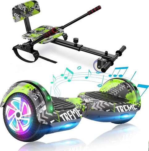 CBD Scooter with Corlorful LED Lights,6.5" Wheels, Dual 300W Motor Scooter for Kids Girls Boys Adults, All Ages in Saudi Arabia