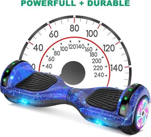CBD Scooter with Corlorful LED Lights,6.5" Wheels, Dual 300W Motor Scooter for Kids Girls Boys Adults, All Ages in Kuwait