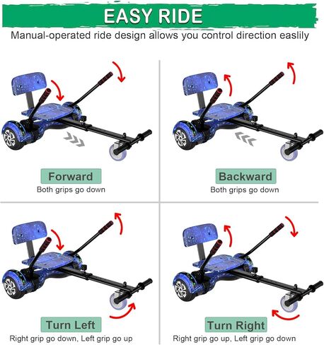 CBD Scooter with Corlorful LED Lights,6.5" Wheels, Dual 300W Motor Scooter for Kids Girls Boys Adults, All Ages in Kuwait