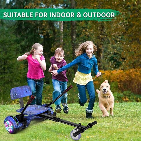 CBD Scooter with Corlorful LED Lights,6.5" Wheels, Dual 300W Motor Scooter for Kids Girls Boys Adults, All Ages in Kuwait