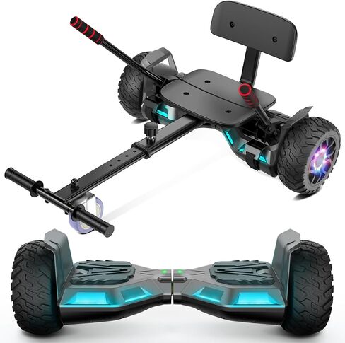 CBD Scooter with Corlorful LED Lights,6.5" Wheels, Dual 300W Motor Scooter for Kids Girls Boys Adults, All Ages in Kuwait