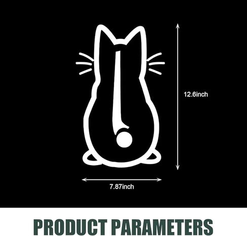 Car Decals Vinyl Art Stickers for Vehicle Exterior Cute Cat Design, Waterproof & Sunscreen, Easy to Apply & Remove, Personalized Decor for Car Window, Bumper, Laptop, Mug in Saudi Arabia