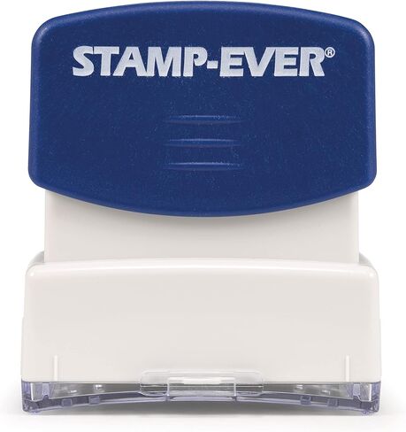 Stamp-Ever Pre-Inked Message Stamp – Scanned, Blue Ink – Impression Size: 9/16" x 1-11/16" in Saudi Arabia