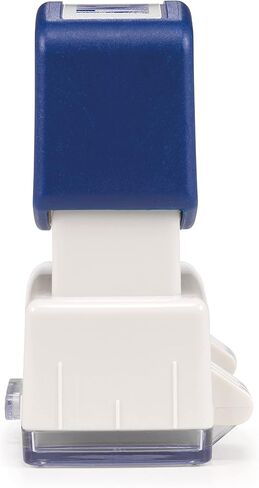 Stamp-Ever Pre-Inked Message Stamp – Scanned, Blue Ink – Impression Size: 9/16" x 1-11/16" in Saudi Arabia