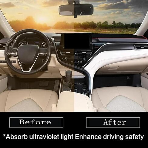 Fit for Lincoln Nautilus 2024,Dashboard Cover Pad Dash Mat Car Accessories Sunshade Protective Carpet LeftRudder in Saudi Arabia