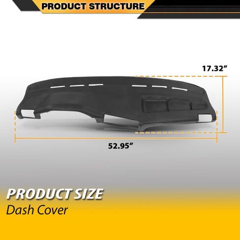 CNNELL Dashboard Dash Cover Compatible with BMW E30 3 Series 318i 325e 325i 325is 1984 1985 1986 1987 1988 1989 1990 Black TPE Material in Saudi Arabia