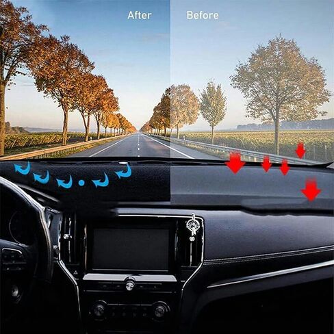 Car Dash Cover for Toyota Yaris L 2014-2019,Dashboard Cover Mat Center Console Sunshield Protector Pad Dash Board Cap Dash Mat Sunshade Dashboard Carpet in Saudi Arabia