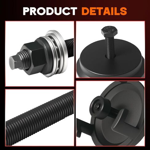 Rogierra 25264 Harmonic Balancer Puller for GM Chrysler Jeep Dodge,Harmonic Damper Puller for Engine Balancer Removal Replacement,LS Crank Pulley Puller in Saudi Arabia
