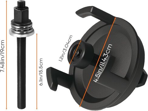 Rogierra 25264 Harmonic Balancer Puller for GM Chrysler Jeep Dodge,Harmonic Damper Puller for Engine Balancer Removal Replacement,LS Crank Pulley Puller in Saudi Arabia