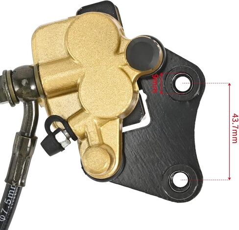 Trkimal Front Disc Brake Master Cylinder Caliper with Brake Pad Assembly Replacement for Chinese Dirt Bike Pit Bike 50cc 70cc 90cc 110cc 125cc (Front Master Cylinder) in Kuwait