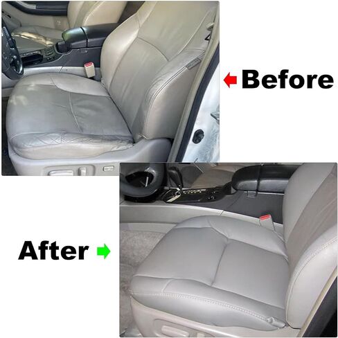 GXARTS 4PCS Driver and Passenger Side Bottom & Top Lean Back Leather Seat Cover Beige Tan #LB42 or FG42 Compatible with Toyota 4Runner Limited 2003 2004 2005 2006 2007 2008 2009 in Kuwait