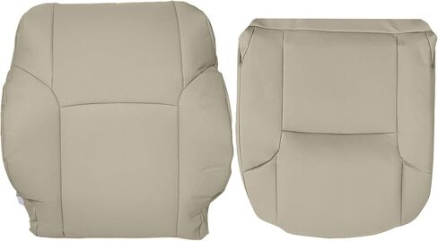 GXARTS 4PCS Driver and Passenger Side Bottom & Top Lean Back Leather Seat Cover Beige Tan #LB42 or FG42 Compatible with Toyota 4Runner Limited 2003 2004 2005 2006 2007 2008 2009 in Kuwait
