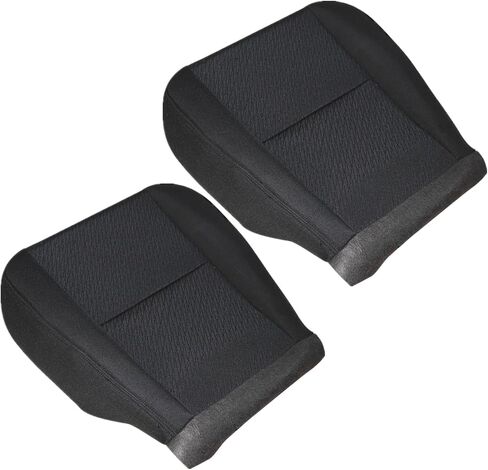 FZJDSD Black Driver & Passenger Side Bottom Replacement Cloth Seat Covers Compatible with Chevy Silverado Tahoe Suburban Avalanche GMC Sierra Yukon 2007 2008 2009 2010 2011 2012 2013 2014 in Kuwait
