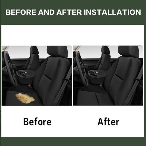 FZJDSD Black Driver & Passenger Side Bottom Replacement Cloth Seat Covers Compatible with Chevy Silverado Tahoe Suburban Avalanche GMC Sierra Yukon 2007 2008 2009 2010 2011 2012 2013 2014 in Kuwait