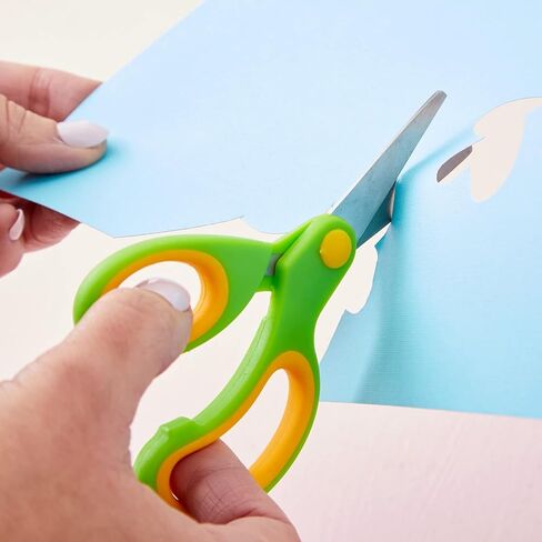 Juvale School Supplies for Kids Blunt Tip Scissors - Bulk School Supplies for Crafts & Activities - Bulk Classroom Scissors - 5-Inch, Multicolor, 24-Pack in Kuwait