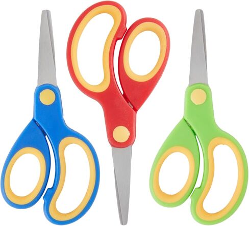 Juvale School Supplies for Kids Blunt Tip Scissors - Bulk School Supplies for Crafts & Activities - Bulk Classroom Scissors - 5-Inch, Multicolor, 24-Pack in Kuwait