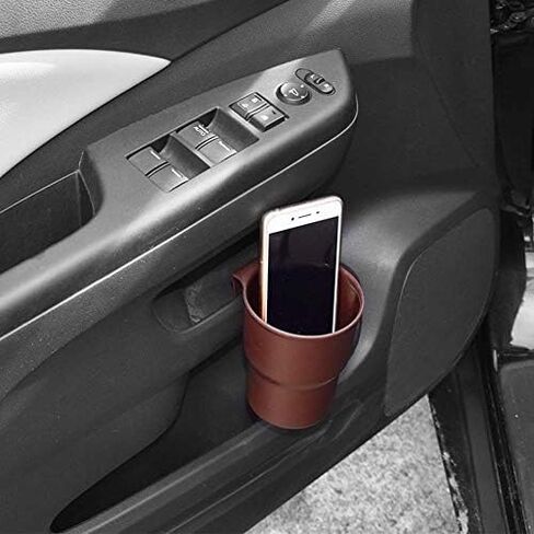 KIMISS Universal Car Cup Holder for Hanging Air Vent Outlet Bottle Door Mounting Bracket (Black) in Saudi Arabia