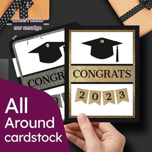 11" x 14" White Cardstock, Heavyweight 80lb Cover (216gsm) Card Stock Paper - Smooth Finish - Great For Arts & Crafts, Greeting Cards, Invitations, Brochures, Restaurant Menus, Posters | 50 Sheets in Kuwait