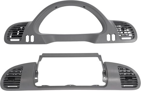 Dash Panel Trim Bezel Compatible with 2002-2006 Dodge Freightliner Sprinter 2500 3500 Replacement for 5104261AA 5104262AA ABS Plastic Textured Gray Left & Right Side in Kuwait