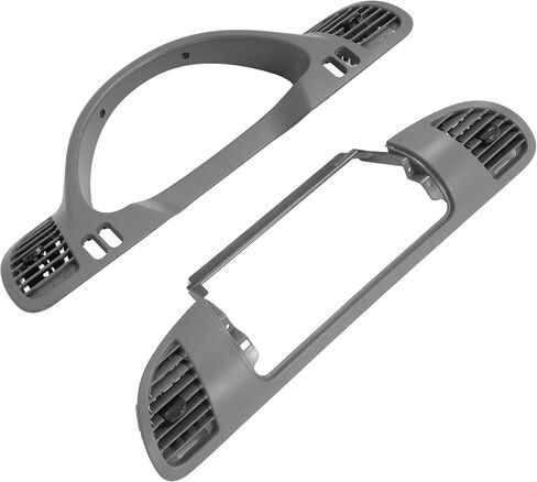 Dash Panel Trim Bezel Compatible with 2002-2006 Dodge Freightliner Sprinter 2500 3500 Replacement for 5104261AA 5104262AA ABS Plastic Textured Gray Left & Right Side in Kuwait