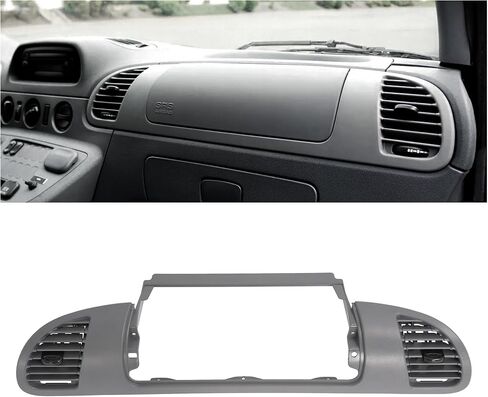 Dash Panel Trim Bezel Compatible with 2002-2006 Dodge Freightliner Sprinter 2500 3500 Replacement for 5104261AA 5104262AA ABS Plastic Textured Gray Left & Right Side in Kuwait
