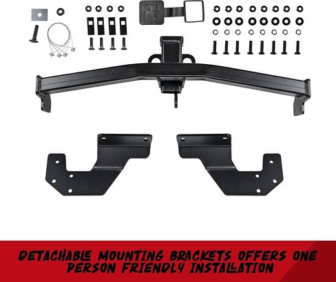 DBXB-RV Class 3 Trailer Hitch Standard 2-Inch Receiver Compatible with 2017-2026 Honda CR-V, Multi-Fit Hitch to Receive Ball Mount, Cargo Carrier, Bike Rack, Black Matte Powder Coated.13397 in Saudi Arabia