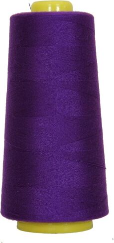 خيط سيرجر بوليستر Threadart - 2750 ياردة 40/2 - أبيض - 56 لونًا متاحًا - 4 حزمة مخروطية in Kuwait