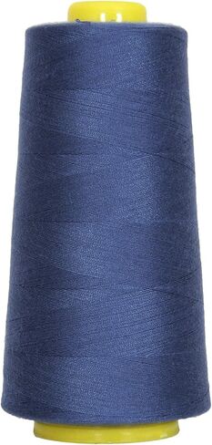 خيط سيرجر بوليستر Threadart - 2750 ياردة 40/2 - أبيض - 56 لونًا متاحًا - 4 حزمة مخروطية in Kuwait