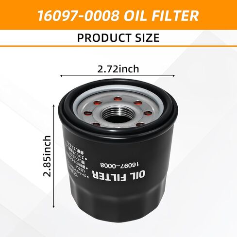 16097-0008 303 Motorcycle Oil Filter for Kawasaki Ninja 400 650 300 500 zx6r z650 Vulcan 900 1500 1700 2000 800 650 750 Versys 650 X300 1000 w800 Prairie 400 300 Bayou 400 z900 z1000 z800 z750 303 in Kuwait