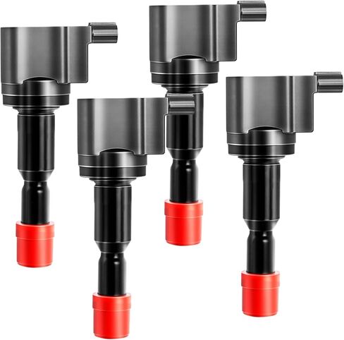 Motorevo 4PCS Ignition Coil Pack Compatible with Honda Fit 1.5L 1.5 L4 2007 2008 Base DX LX Sport Hatchback, UF581, 5C1635, C1578, 30520PWC003, 30520PWCS01, E1081 in Saudi Arabia