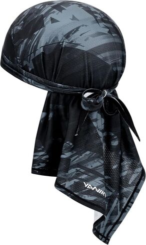 YANIKY Do Rag Bandanas for Men Cooling Breathable Skull Caps Women Dew Rags Moisture-Wicking Helmet Liner Head Wraps Durags in Saudi Arabia