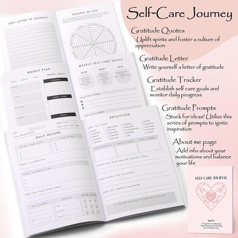 SHYSHINY Self Love Witchcraft Supplies, Self-Love Wiccan Supplies and Tools with Self-Care Journal Workbook, Witchy Gifts for Women, Witch Kit for Beginners in Saudi Arabia