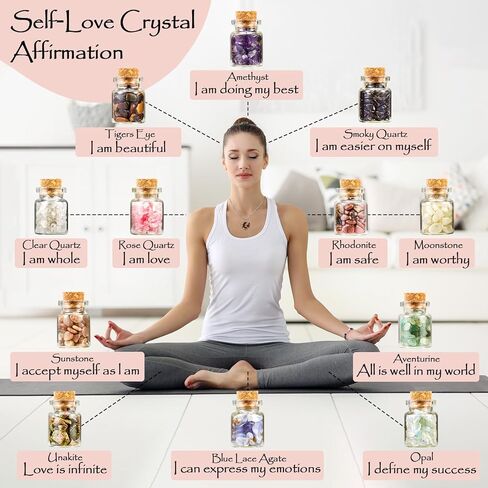 SHYSHINY Self Love Witchcraft Supplies, Self-Love Wiccan Supplies and Tools with Self-Care Journal Workbook, Witchy Gifts for Women, Witch Kit for Beginners in Saudi Arabia