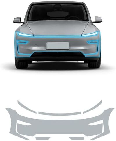 for 2025 2026 Model Y Juniper 8.5MIL TPU PPF Paint Protective Film Custom Fit Anti Scratch Self Healing Shield Guard Finishing Accessories for Bumper Headlight Fog Daytime Running Lights in Saudi Arabia